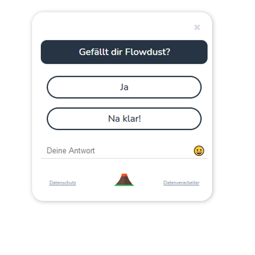 Flowdust Flowter Illustration zum Thema: Durch Feedback die Zielgruppe besser kennenlernen